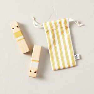 Hearth & Hand Magnolia Train Whistle Toy Wooden 3pc‎ Yellow White - Target 2022